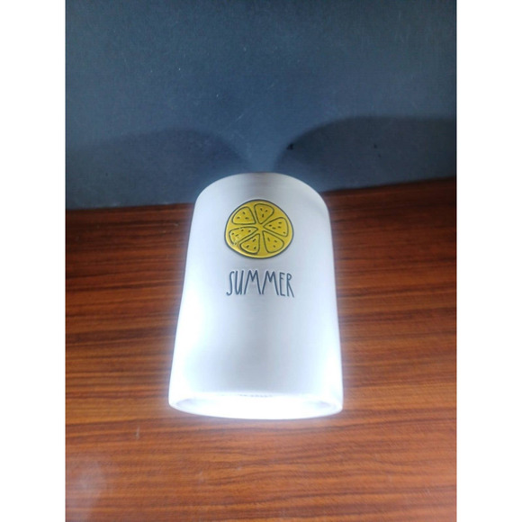 Rae Dunn Artisan Magenta Lemon Slice Summer Citrus Ceramic Yellow Trinket Cup - Picture 7 of 8